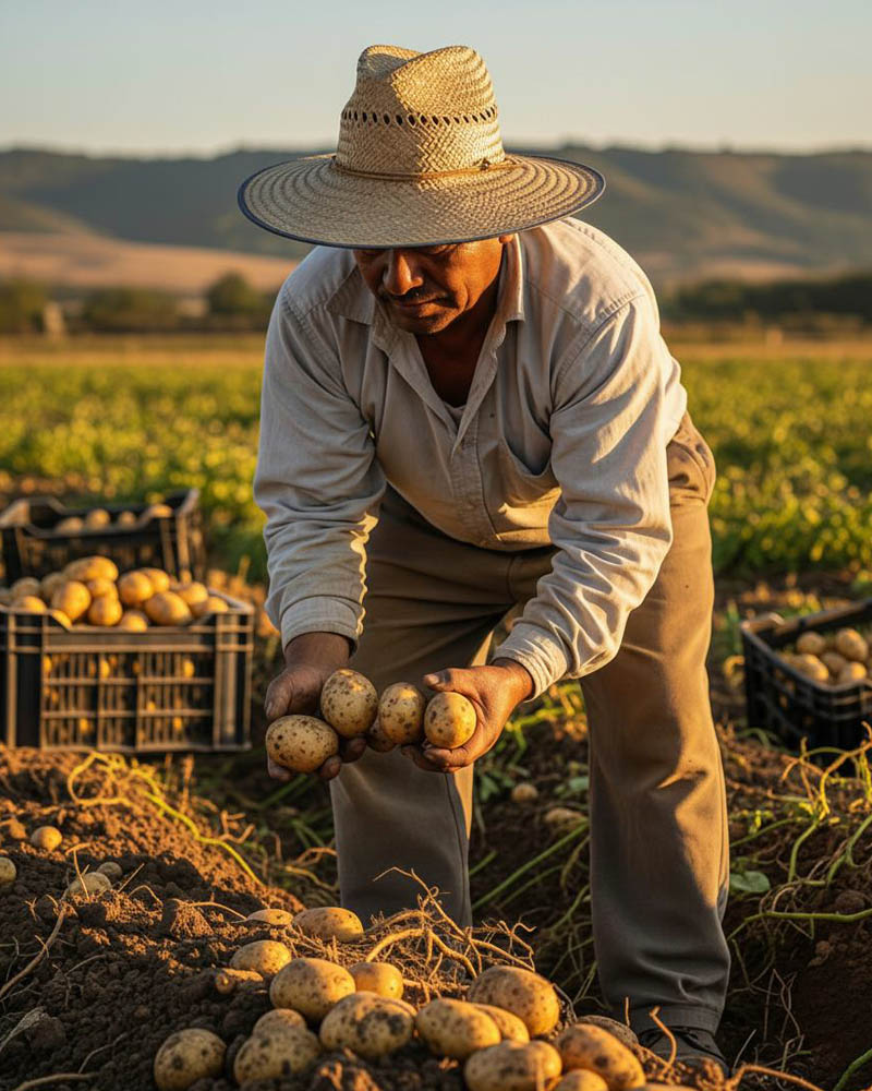 Producción de papa en México